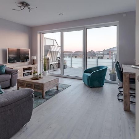 5 Sterne Penthouse Deichsuite Büsum Esterno foto