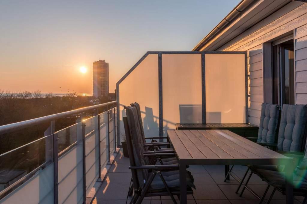 5 Sterne Penthouse Deichsuite Büsum Esterno foto